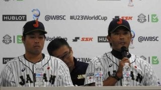 侍U-23代表が前日練習　稲葉監督V2に意欲「世界一を目指す」　初戦先発は山崎