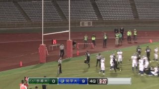 京都大学vs関西学院大学（西京極）