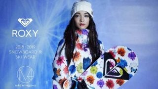 ROXY × M/mika ninagawaスノーウェアで２度目のコラボレーション