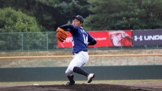 最速155キロ&宝刀ナックルカーブで勝負！鎌田光津希（徳島インディゴソックス）