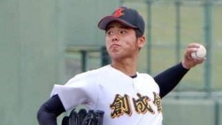 大阪桐蔭に土をつけた九州の大型左腕　川原陸（創成館）