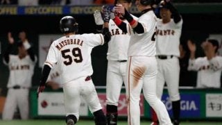 MLB選抜が9-6で逃げ切り勝利で日米野球に弾み　原巨人は初陣を白星飾れず　