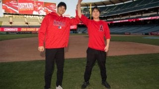 【MLB】新人王の大谷翔平が電話会見、二刀流の進化に意欲「もっといい成績を残せる」