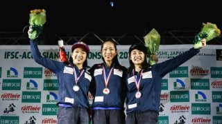 野口啓代、楢崎明智が初優勝！女子表彰台は日本勢が独占／アジア選手権倉吉2018【コンバインド】