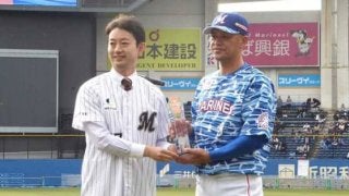 ロッテ福浦が千葉市長特別受賞「本当にうれしく思いますね。光栄に思います」