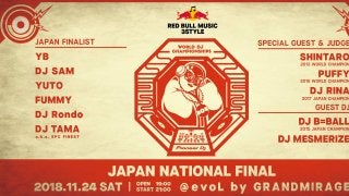 日本決勝へ勝ち進む6名のDJ決定。豪華ゲストも発表！『RED BULL MUSIC 3STYLE JAPAN FINAL』
