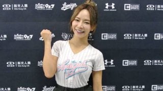 台湾美女チア・ラミガールズ　パフォーマー出身のサブリーダーは責任感十分