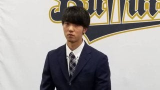 オリ、ドラ1田嶋は500万円増の2000万円　長期離脱に「先がみえなかった」