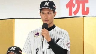ロッテが新入団選手発表会　ドラ1藤原「1年目から活躍して新人王を取りたい」