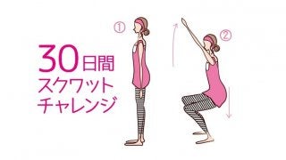 今話題！30日間スクワットチャレンジ