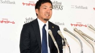 鷹・嘉弥真、倍増8000万円でサイン　2年連続50登板「すごく評価してもらった」