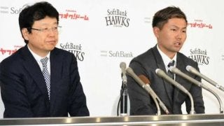 ソフトバンク中村晃が4年契約、2.4億円スタートの変動制「びっくりした」