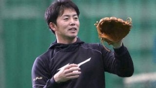 日ハム移籍の谷内が自主トレ公開　報道陣に戸惑いも「主力になることが一番」