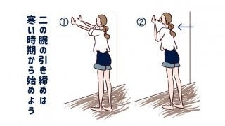 寒い時期から二の腕引き締めを！