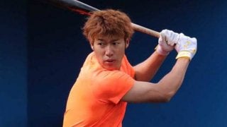 バックスクリーン直撃弾も　鷹・柳田が自主トレ公開、目指すは小久保超え「45本」