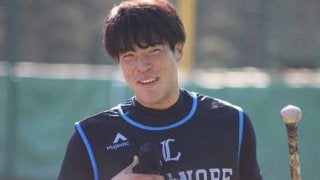 西武ドラ3山野辺、“生”源田に「見惚れてしまった」　新人合同自主トレは打ち上げ