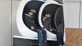 ホークスキャンプで最先端のVR体験ゾーン登場　約3分間の興奮バーチャル世界