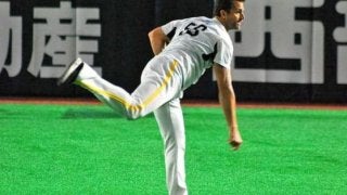 復活目指す鷹サファテ、また“重い球”披露　「打者目線」の投球練習動画を公開