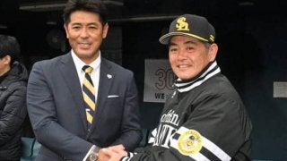 侍J稲葉監督がホークスキャンプ地訪問　工藤監督は選手に「アピールしとけよ」