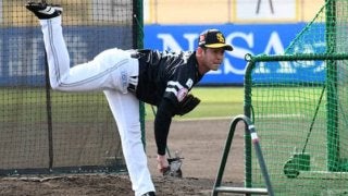 鷹ドラ7最年長ルーキー・奥村“プロ初登板”　直球のみ29球「今日の採点は50点」