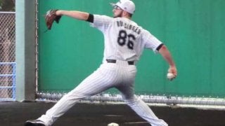 ボルシンガーがブルペンで31球　変化球の制球に手応え「いい自信をつかめた」