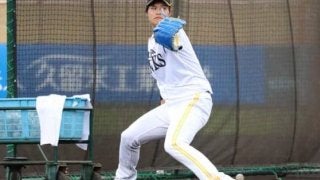 鷹ドラ1甲斐野、150キロ“デビュー”で柳田のバット粉砕も「満足してません」