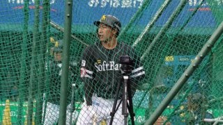 鷹のランチ特打で豪華共演　柳田32発＆上林28発、場外弾やスクリーン直撃弾も