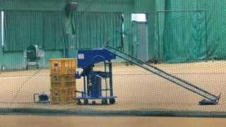 使い道は人それぞれ!?　西武キャンプで「名物」スローボールマシンが活躍