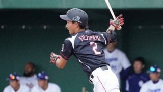 ロッテのドラ1藤原が“プロ初安打”！　中日の侍ジャパン左腕から快音