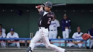 ロッテのドラ1藤原がプロ初マルチ！　右前安打の次は初タイムリーとなる中前適時打