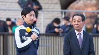 武豊騎手 的場文男騎手がトークセッション！武豊「出口とかに入ろうとする（笑）」