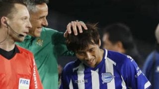 乾貴士、リーガ通算99試合出場。古巣との対戦で「幸せな時間」を語る