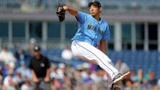 【MLB】菊池雄星、ボットをK斬り、153キロ！　味方拙守で2回2失点も上々のOP戦デビュー