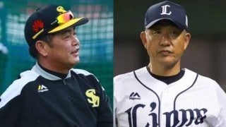 昨季パ1位と2位が激突　鷹は上林、獅子は金子侑を1番起用　練習試合スタメン