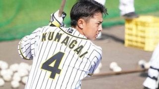 阪神2年目の熊谷が右投右打に登録変更…右投両打から