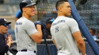 ジャッジとスタントン、腕相撲が強いのはどっち？　MLB公式が珍アンケート