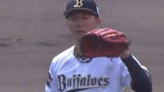 オリ山本、侍Jから中3日で1回完璧　ゴロアウト3つに「野手にもリズムが出る」