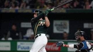 【MLB】アスレチックス打線がハム有原を強襲　3回に5打者連続ヒットで3点追加