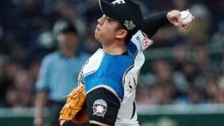2回1失点の日ハム斎藤佑、メジャー打者との対戦に「いい経験。楽しかった」