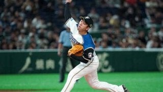 昨季29発のア軍大砲、三振喫した斎藤に脱帽「打ちにくい直球。スプリットもいい」