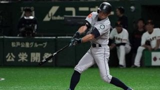 【MLB】イチロー第3打席は中堅フライ　巨人桜井に打ち取られ、24打席連続ノーヒット