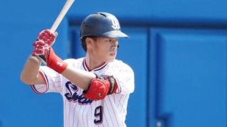 ヤクルト塩見、OP戦トップ11盗塁も…阪神青柳に2三振「ツーシームはエグい」