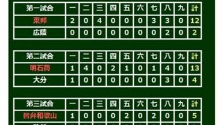 【高校野球】約1時間50分の中断乗り越え　智弁和歌山が啓新破る　和歌山県勢2校ベスト8進出
