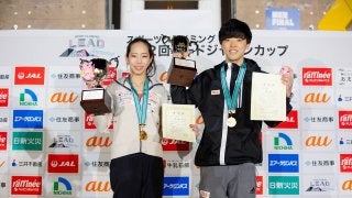 リード日本一は藤井快と野口啓代！「スポーツクライミング第32回リードジャパンカップ」