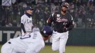 ロッテ、バルガスが来日1号2ラン！　「最初の1本が出て嬉しい、次もガンバルガス」