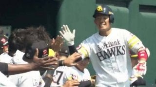 ソフトバンク増田が2軍公式戦でプロ初ホームラン　第1打席で右翼席へ先制ソロ