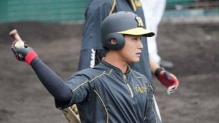 阪神ドラ3木浪が菅野からプロ初本塁打！　球界のエースから放った3ランに喜び爆発