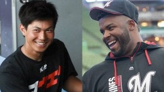 ロッテドラ1藤原をバルガスが「どぉ～ん」と背後からハグ　17日ぶり再会動画が熱すぎる