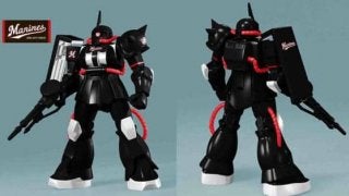 ロッテ、ガンダムとコラボ！　4・27から「ザク」マリーンズバージョン発売へ