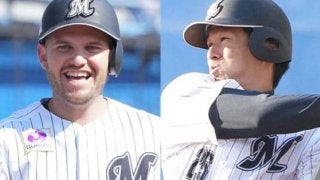 「活躍して感謝伝えたい」-ロッテ岡＆レアード、元ハム戦士が有原攻略の一発